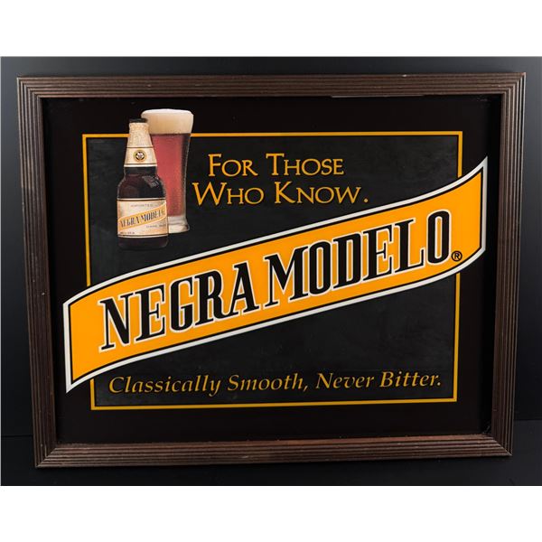 Negra Modelo Beer Mirror Sign