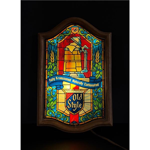 Heilemans Old Style Beer Lighted Bar Sign