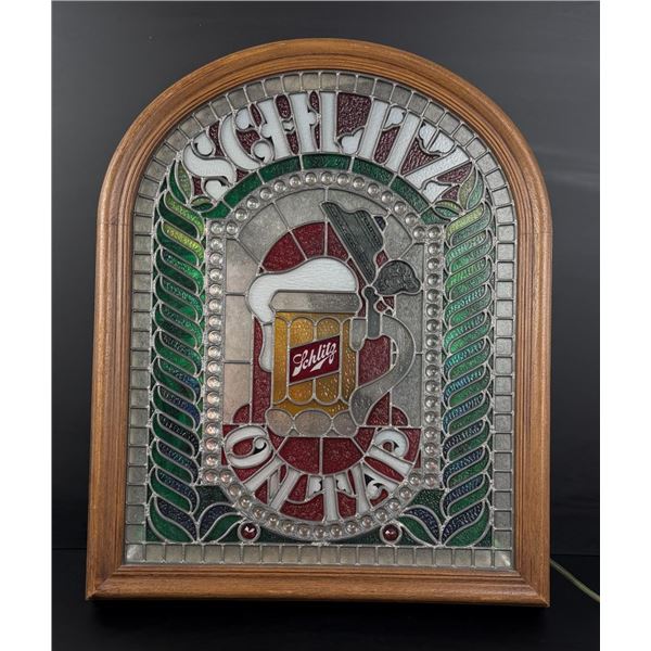 Schlitz Beer Lighted Bar Sign