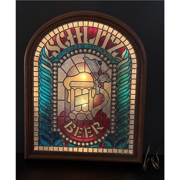 Schlitz Beer Stein Lighted Bar Sign