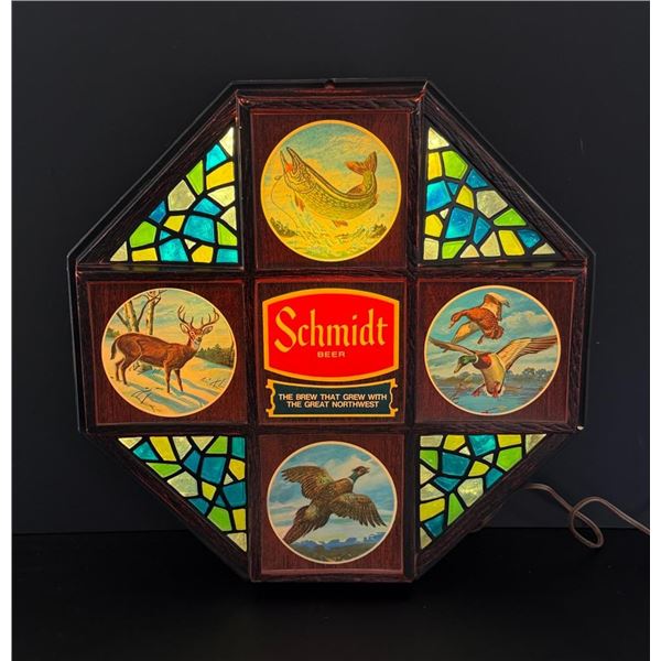 Schmidt Lighted Bar Beer Sign