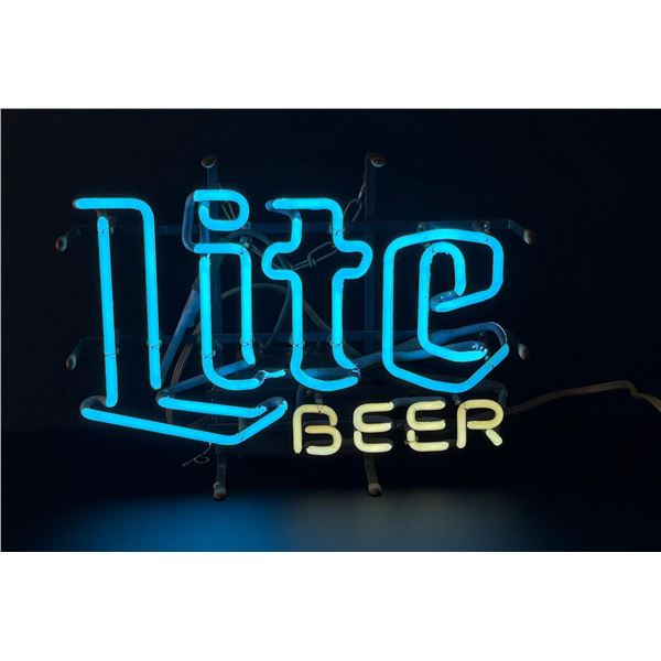 Miller Lite Neon Beer Sign