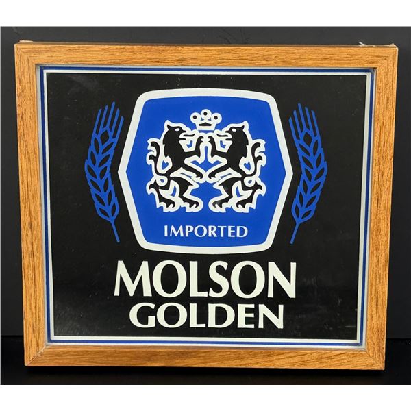 Molson Golden Beer Bar Mirror Sign
