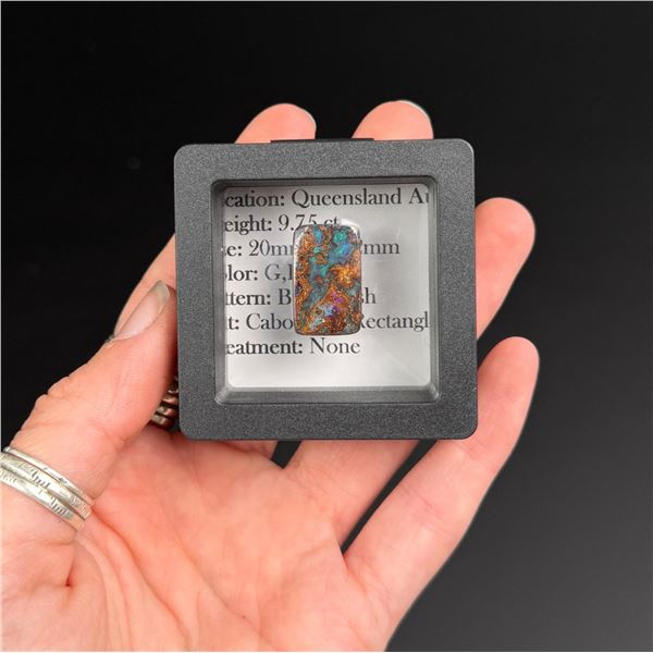 Queensland Australia Boulder Opal Cabochon
