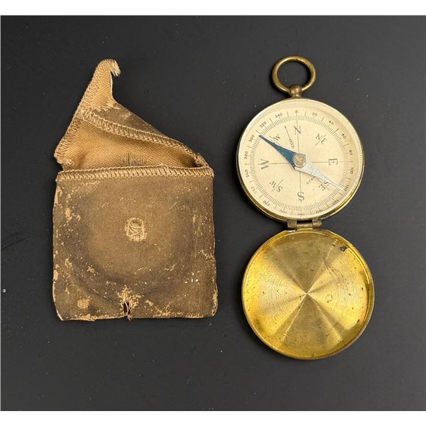 German Brass Pocket Compass