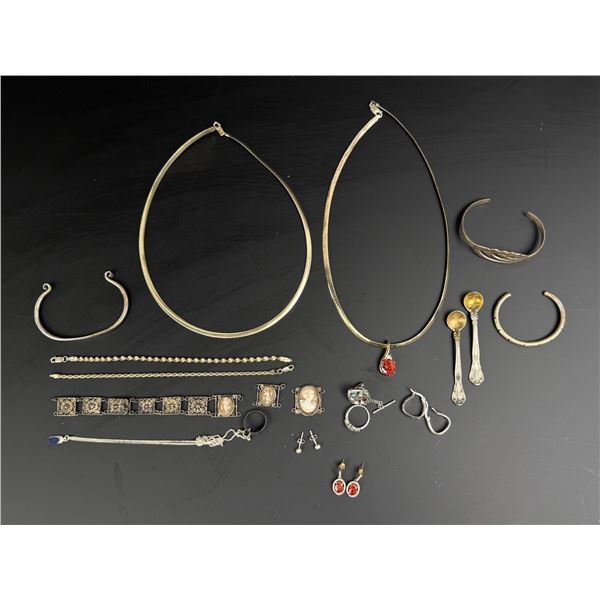 Collection of Sterling Silver Jewelry