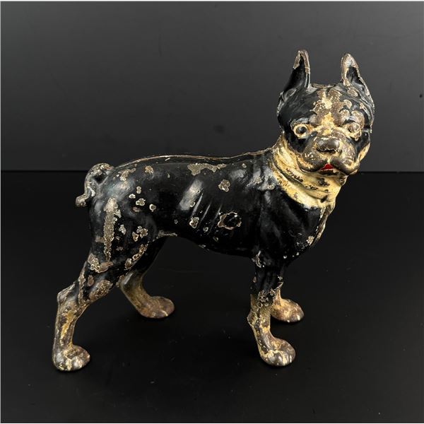 Hubley Cast Iron Boston Terrier Doorstop