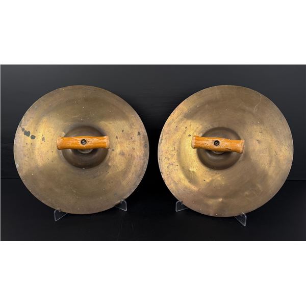 Vintage Slingerland Brass Hand Cymbals