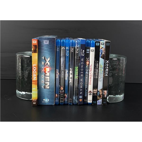 Collection of Blu-Ray Marvel Movies