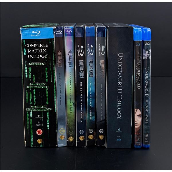 Collection of Underworld Matrix Blu-Ray Movies