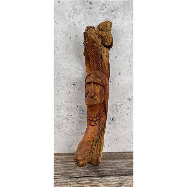 Paul Hornbuckle Cherokee Indian Carving