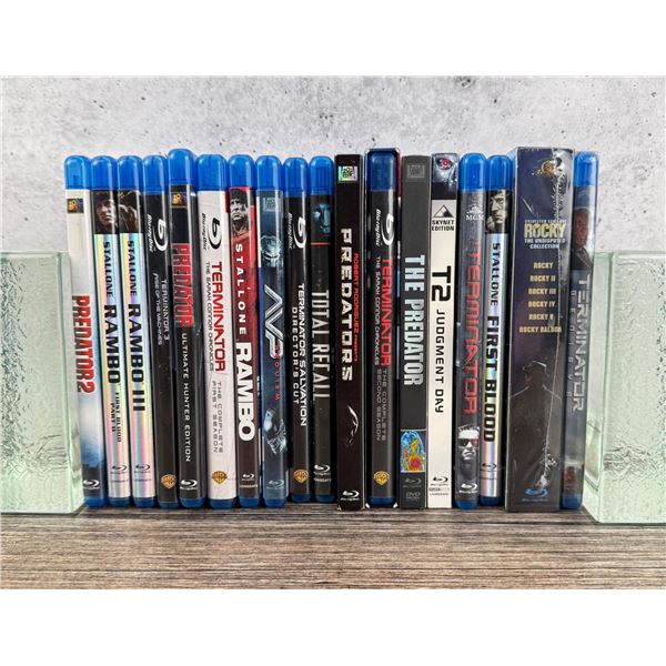 Collection of Action Blu-Ray Movies