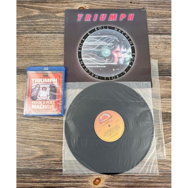 Triumph Rock and Roll Machine 33 LP Record