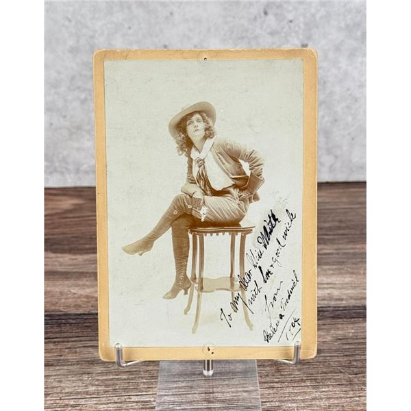 Helena Frederick Signed Actress Cabinet Card