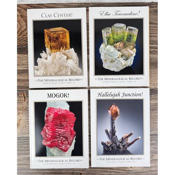 Mineralogical Records 4 Volumes