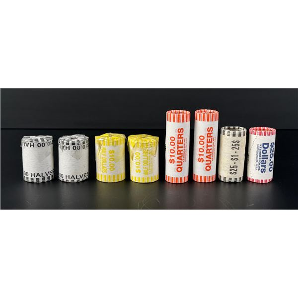 $110 Face Value Rolled US Coins