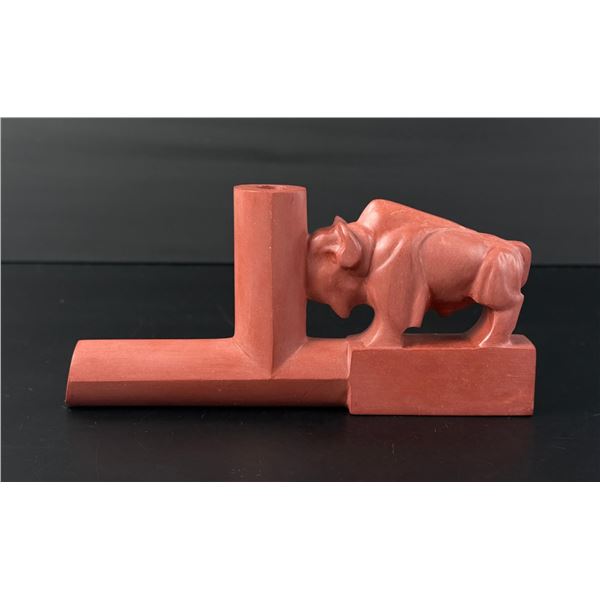 James Under Baggage Sioux Catlanite Pipe Bowl