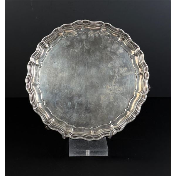 George V Sterling Silver Salver