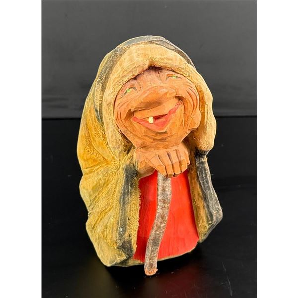 Henning Engelsen Hand Carved Wooden Troll