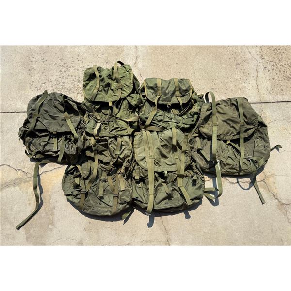 Collection of US Army Alice Field Pack Rucksacks