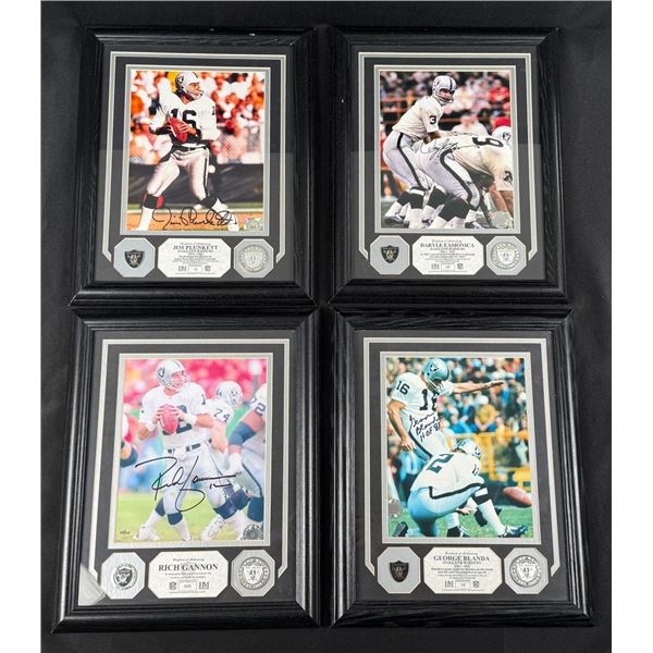 Signed Oakland Raiders Football Player Photos