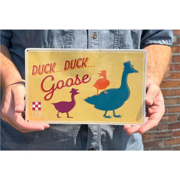 Purina Feed 125th Anniversary Duck Sign