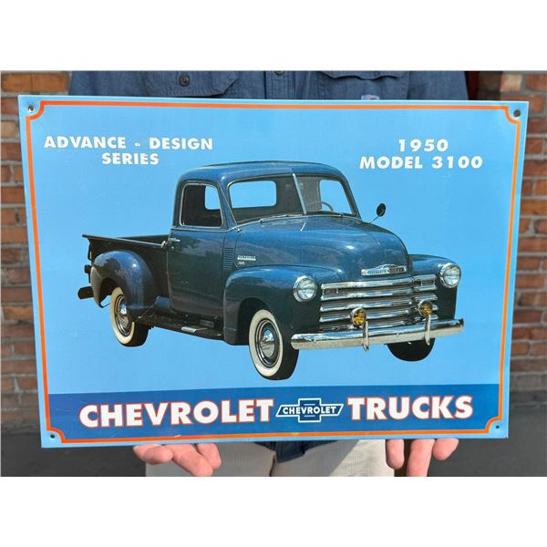 Chevrolet Trucks 1950 Model 3100 Sign