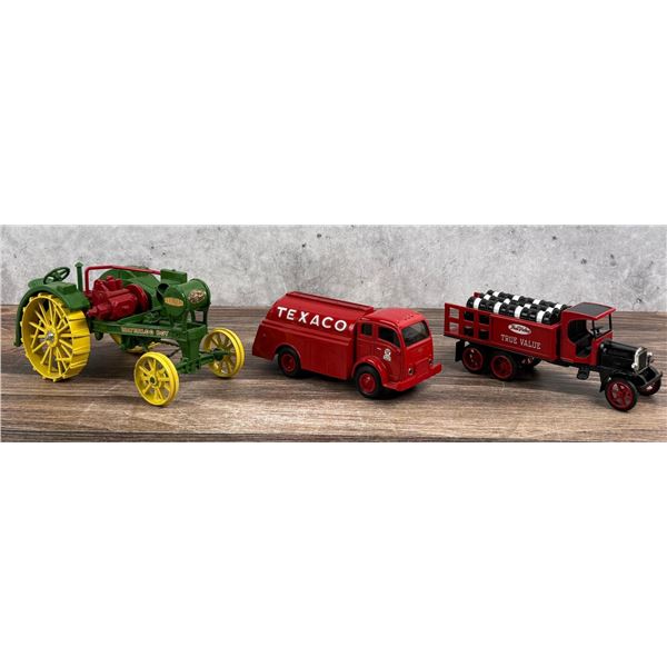 Collection of Die Cast Truck Tractor Toys