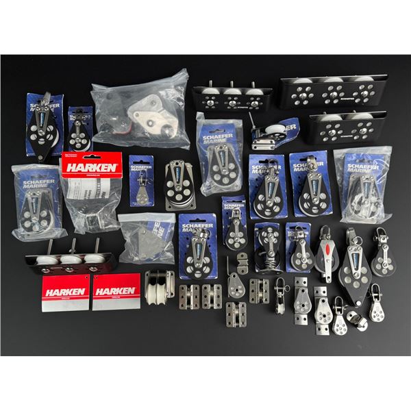 Group of Harken Schaefer Marine Sailing Hardware