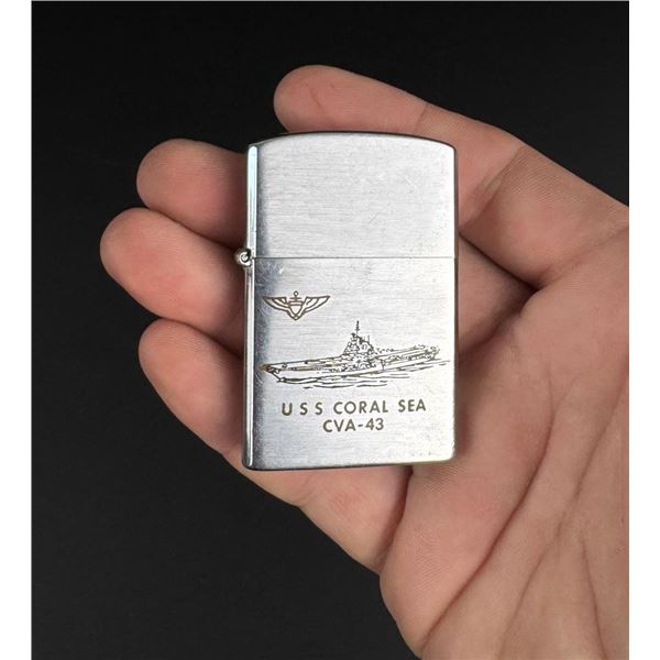 1955 USS Coral Sea CVA-43 Barlow Lighter