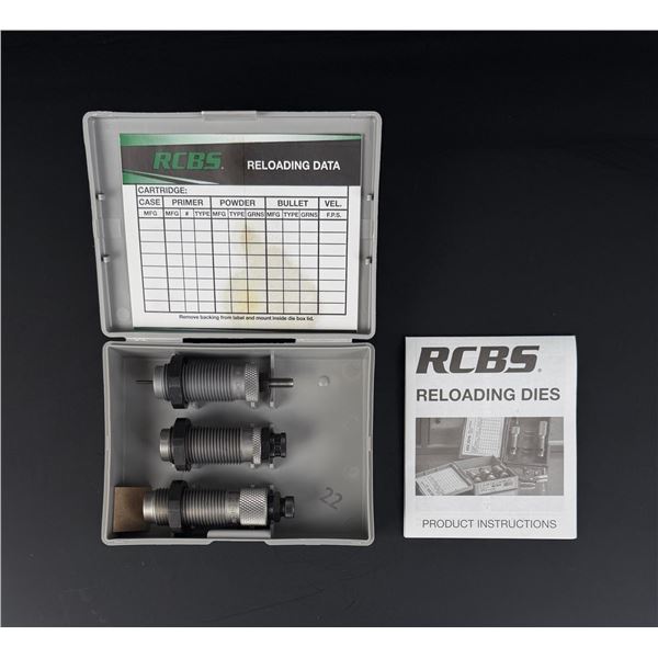 RCBS .30 Carbide Three Die Reloading Dies