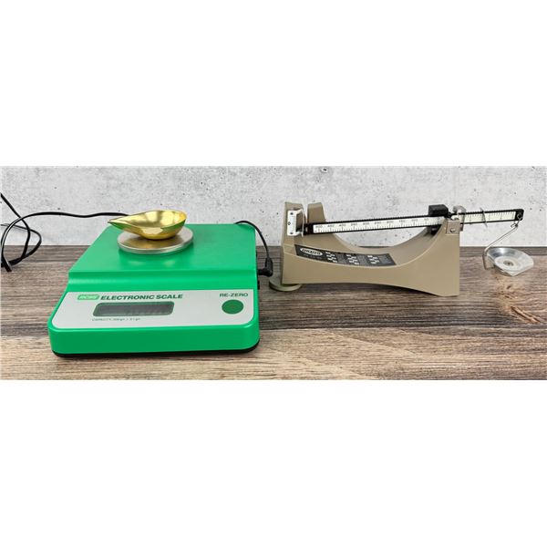 RCBS Electronic Scale and Ohaus 505 Scale