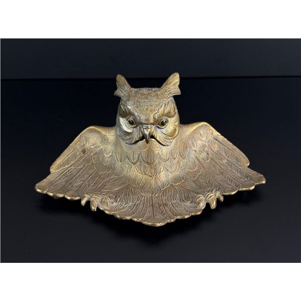 Arts & Crafts Judd 4536 Owl Inkwell