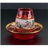 Image 2 : Venetian Murano Ruby Ruby Red Fairy Lamp