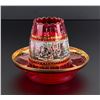 Image 4 : Venetian Murano Ruby Ruby Red Fairy Lamp