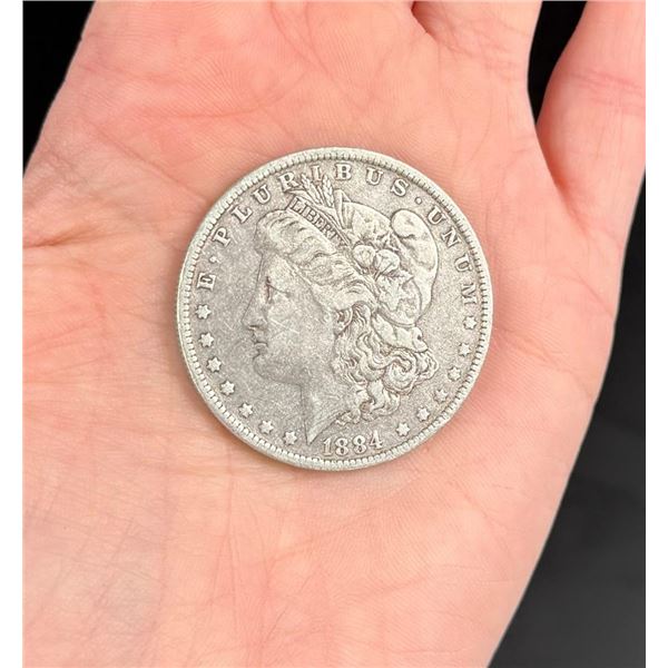 1884 O Morgan Silver Dollar