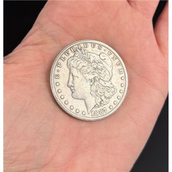 1887 S Morgan Silver Dollar