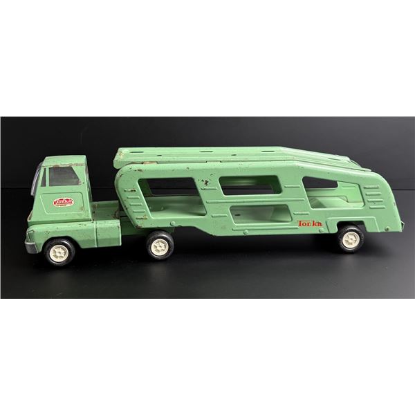 Tonka Mint Green Car Carrier Hauler