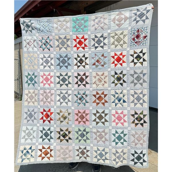 1940s Star Block Album Quilt