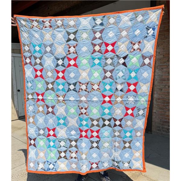 1940s Scrappy Star Quilt