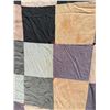 Image 7 : Antique Checkerboard Farmhouse Feedsack Quilt