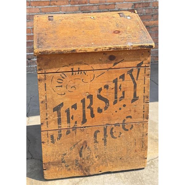 Jersey Coffee Wooden Store Display Bin