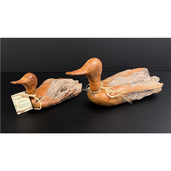 Wayne Murray Montana Carved Duck Decoys