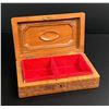 Image 2 : Carved Floral Trinket Jewelry Box