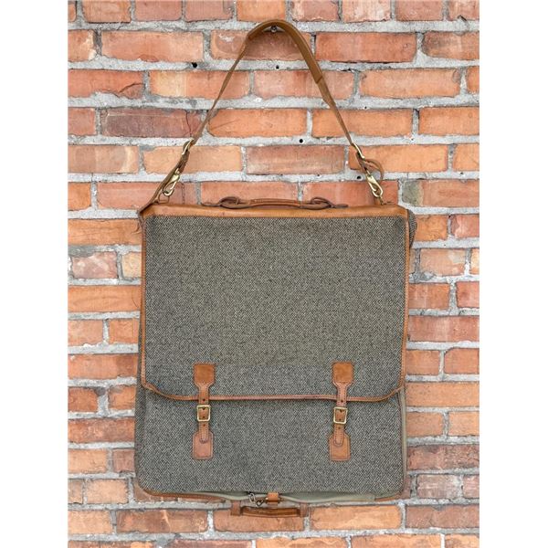Hartmann Luggage Tweed and Leather Garment Bag