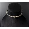 Image 1 : Sterling Silver Torque Collar Necklace