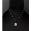 Image 1 : Sterling Silver Turquoise Necklace