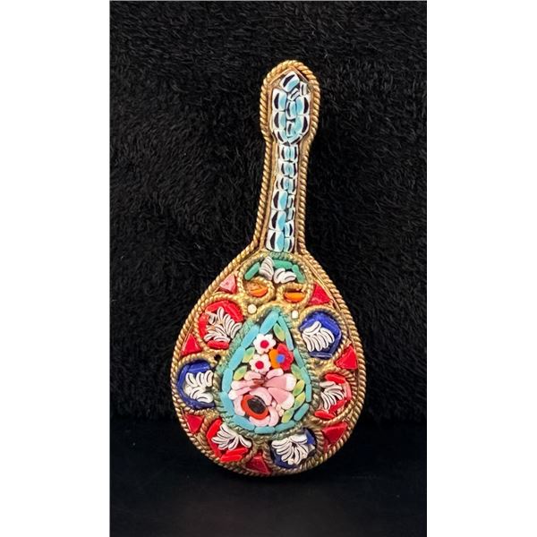 Micro Mosaic Italian Brooch