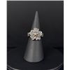 Image 1 : Israel Sterling Silver 14K Gold Flower Ring
