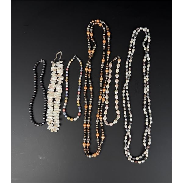 Collection of Pearl Necklaces